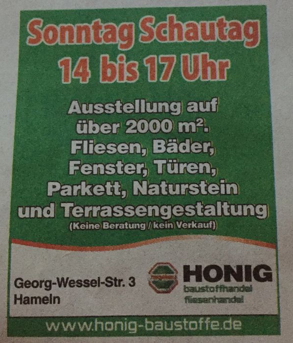 HONIG Baustoffe